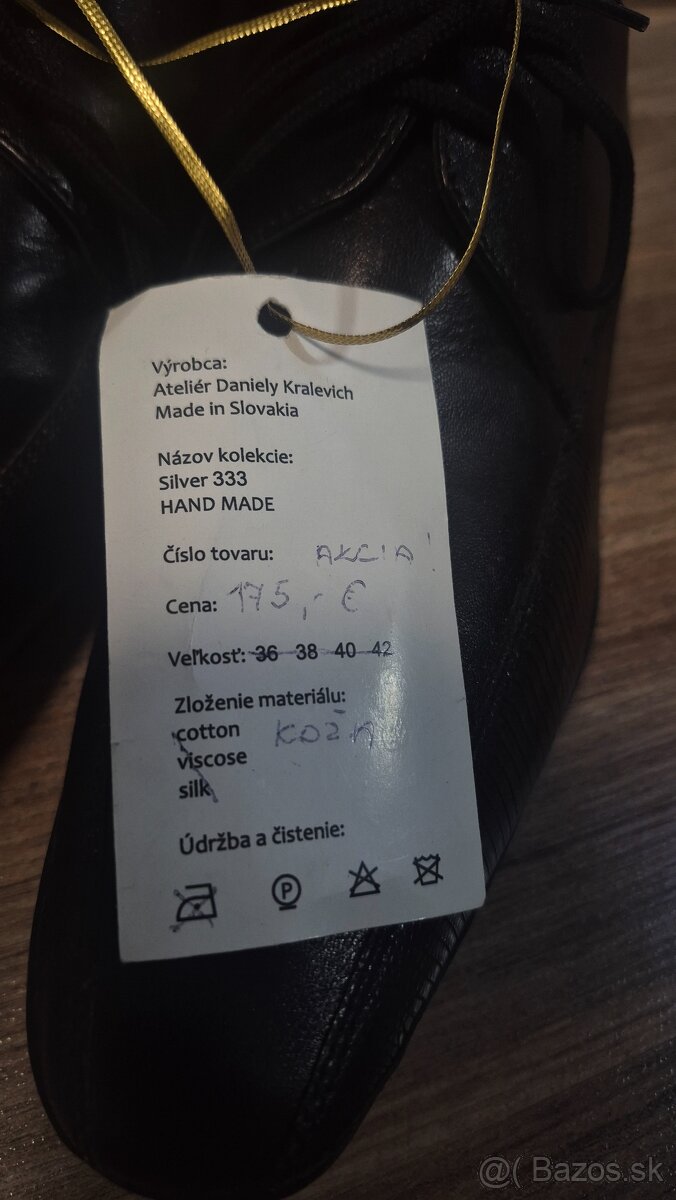 Elegantné kožené topánky - 2