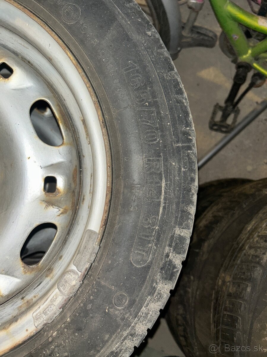 Plechové disky 165/70 R14 - 2