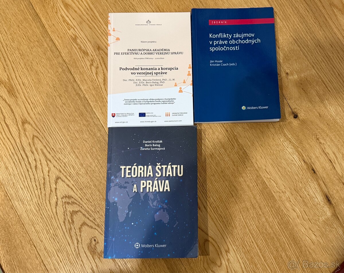 Knihy, právo - na predaj - 2