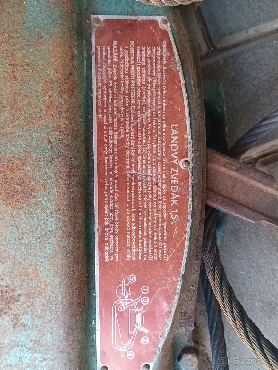 Lanový zdvihák - 2