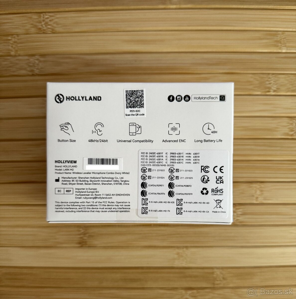 Predám Hollyland Lark M2 Combo White - Mikrofóny - 2