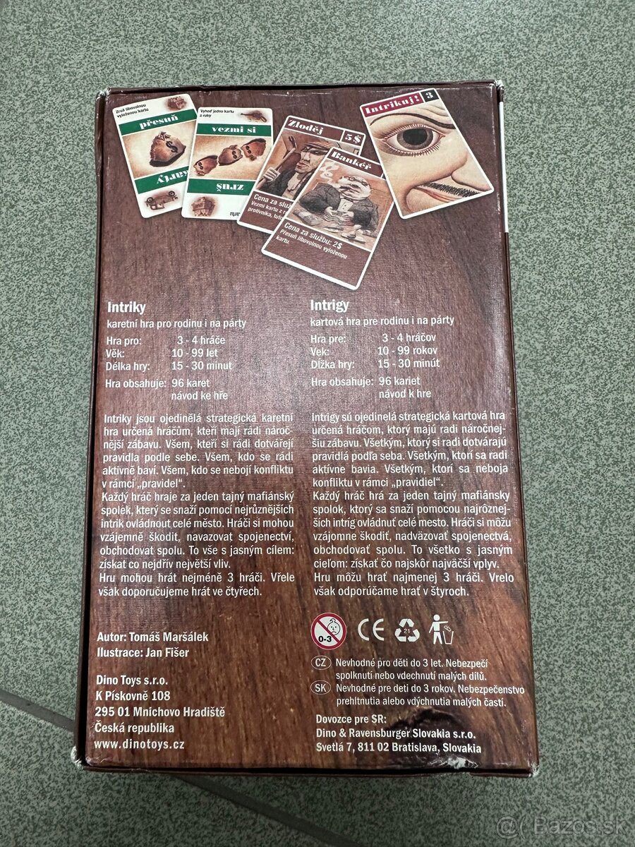 Kartova hra Intriky - 2