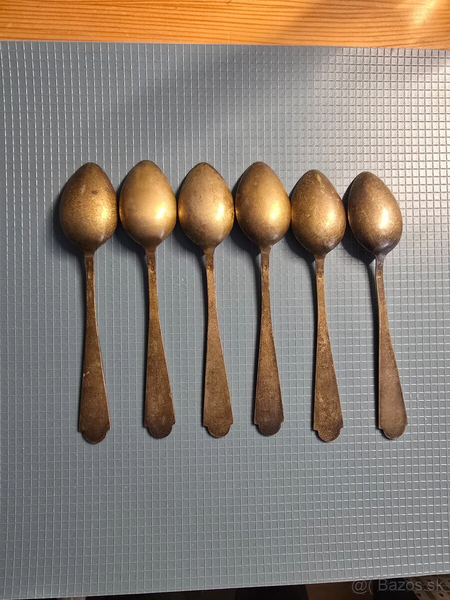 Strieborné lyžičky 6ks 875/1000 - 2