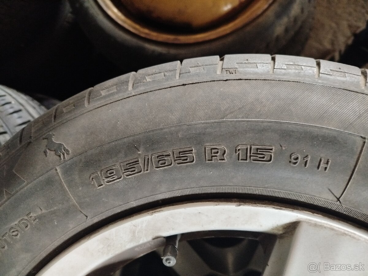Predám elektróny 5x112 195/65r15 - 2