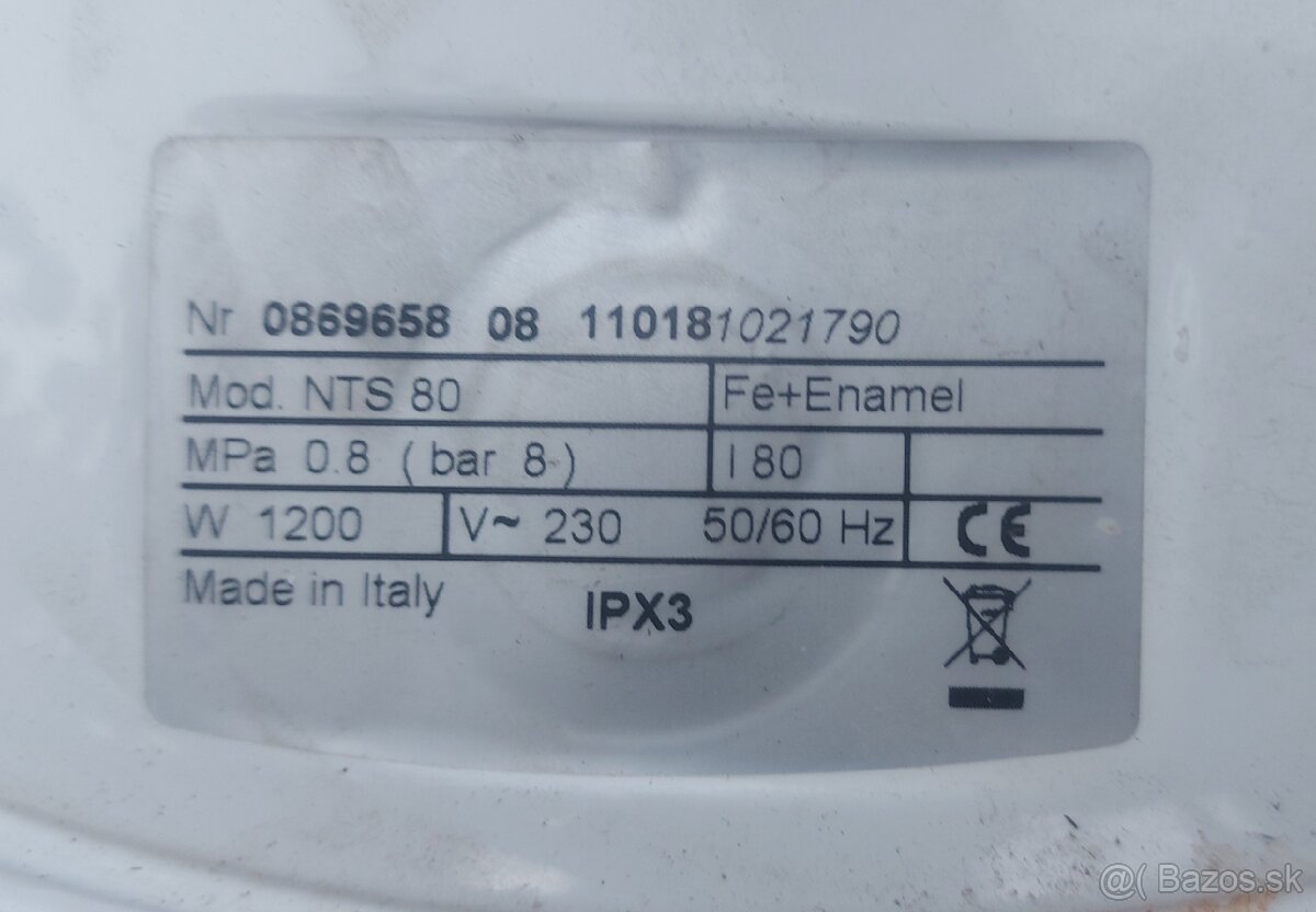 Bojler 80L, 1200W - 2