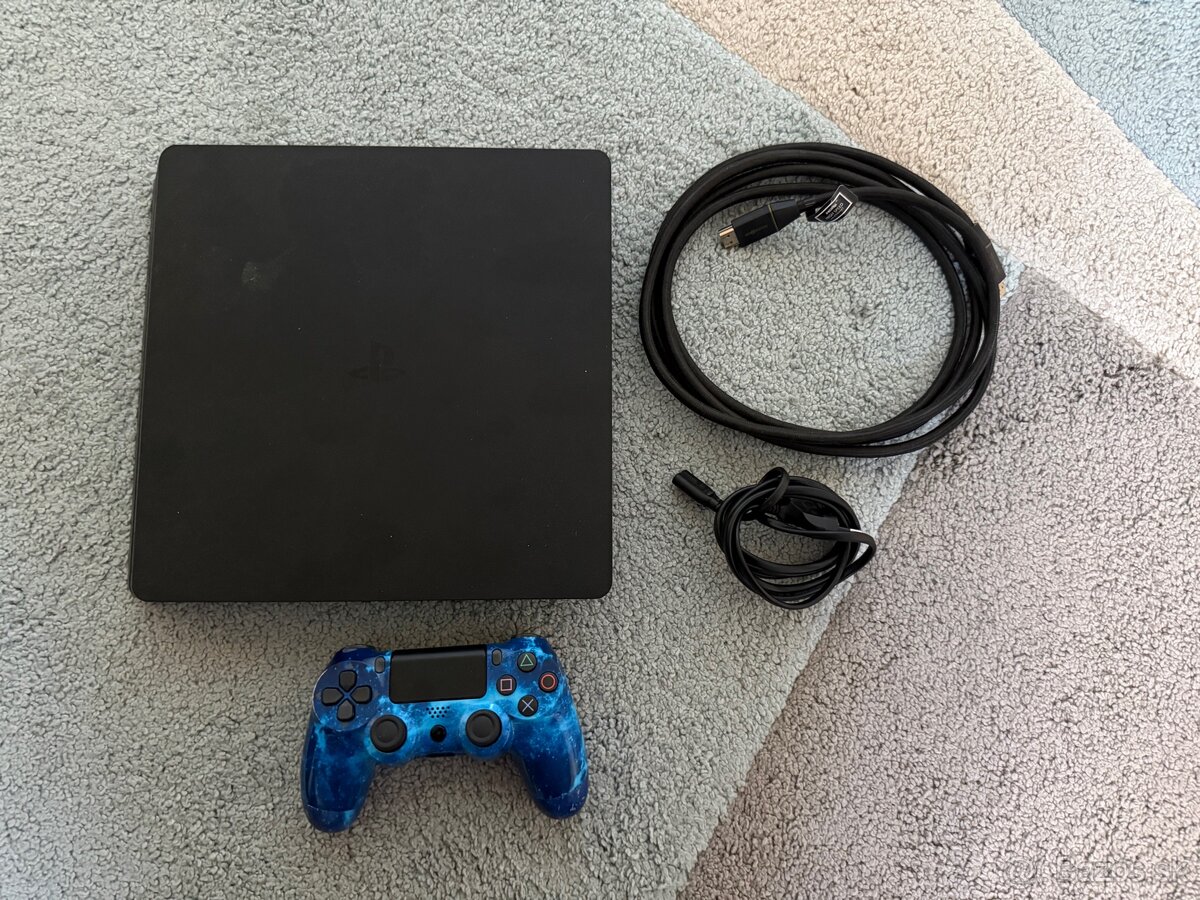 PS4 SLIM + HRY ‼️AKO NOVÉ‼️ - 2