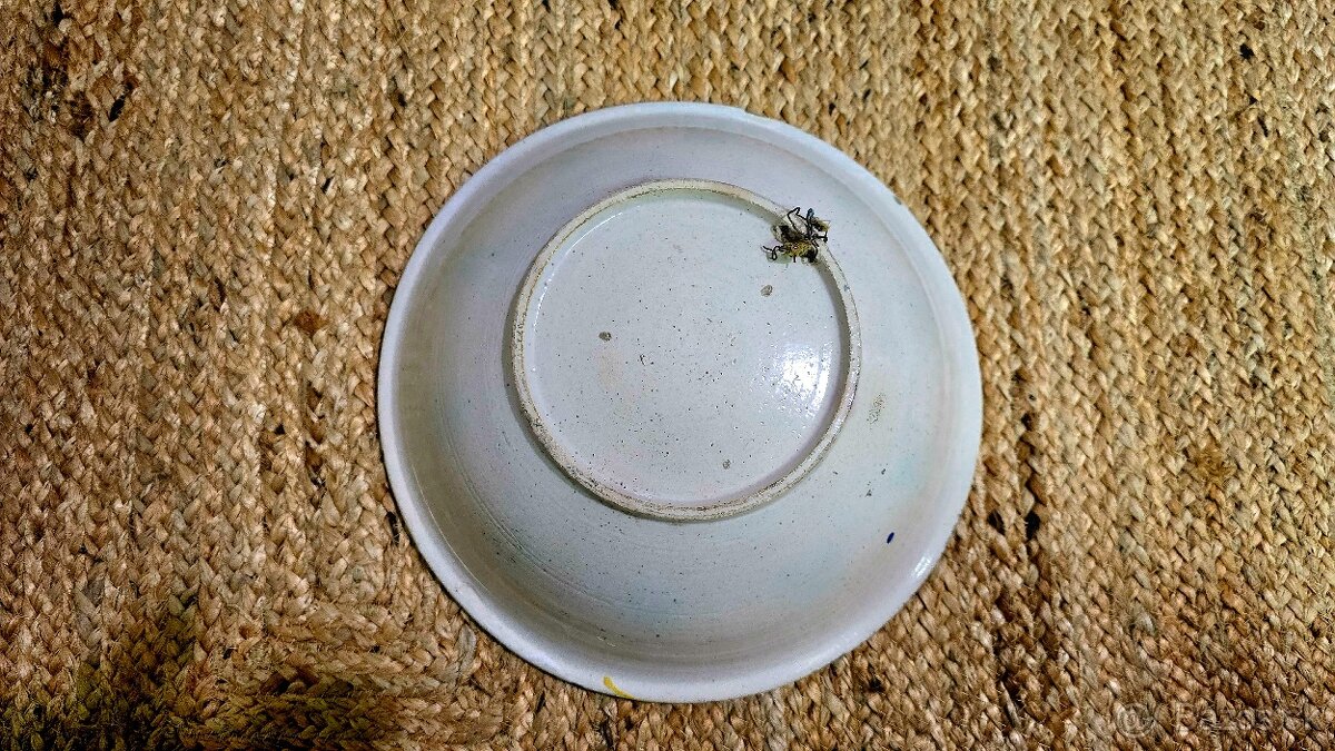 Ručne maľovaná keramická misa – ľudový štýl - 2