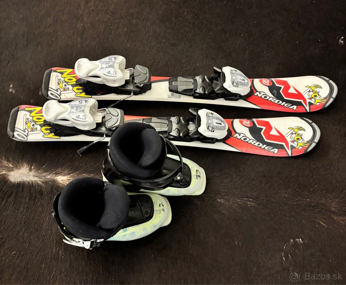 Detské lyže Nordica a lyžiarky - 2