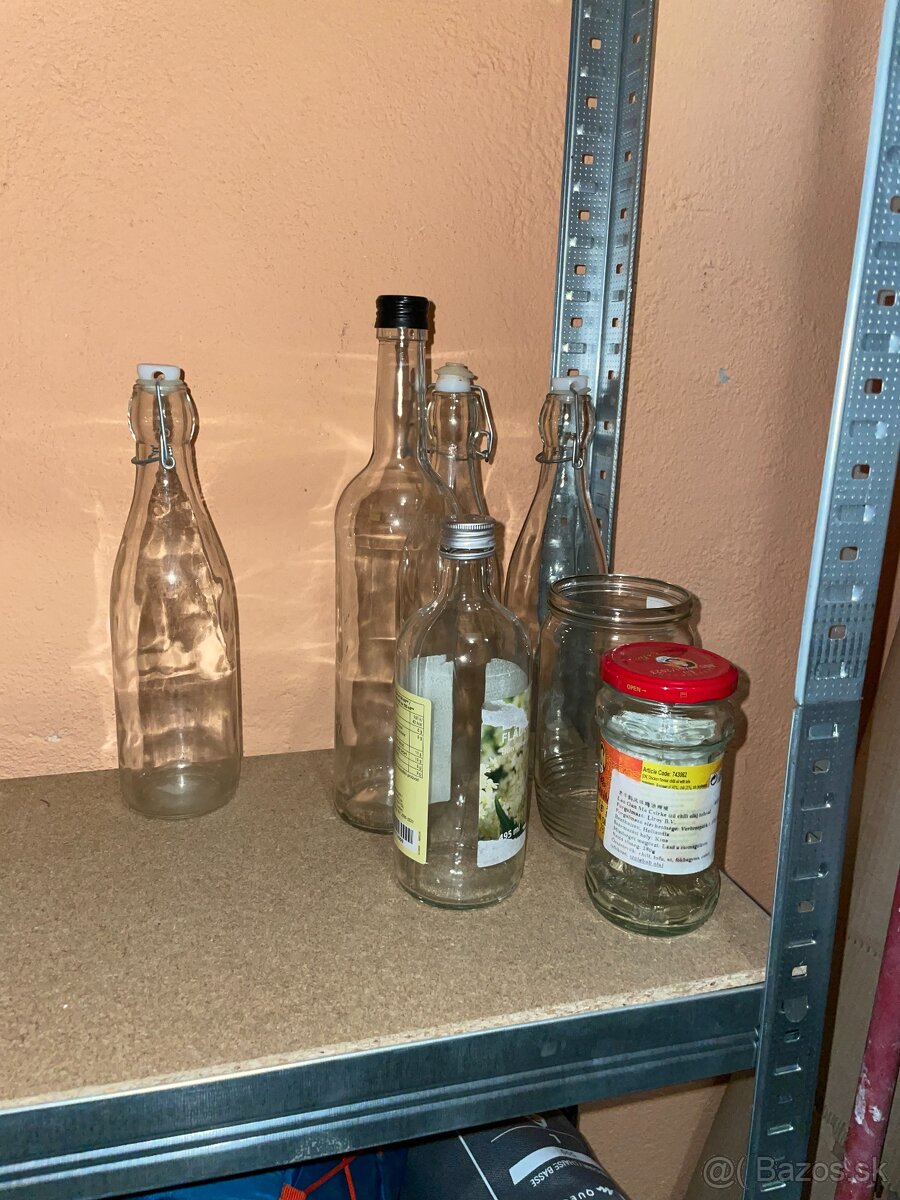 Zaváraninové fľaše a poháre – zdarma - 2