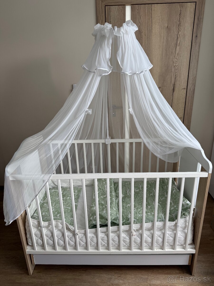 Detská postieľka so žirafkou - 2