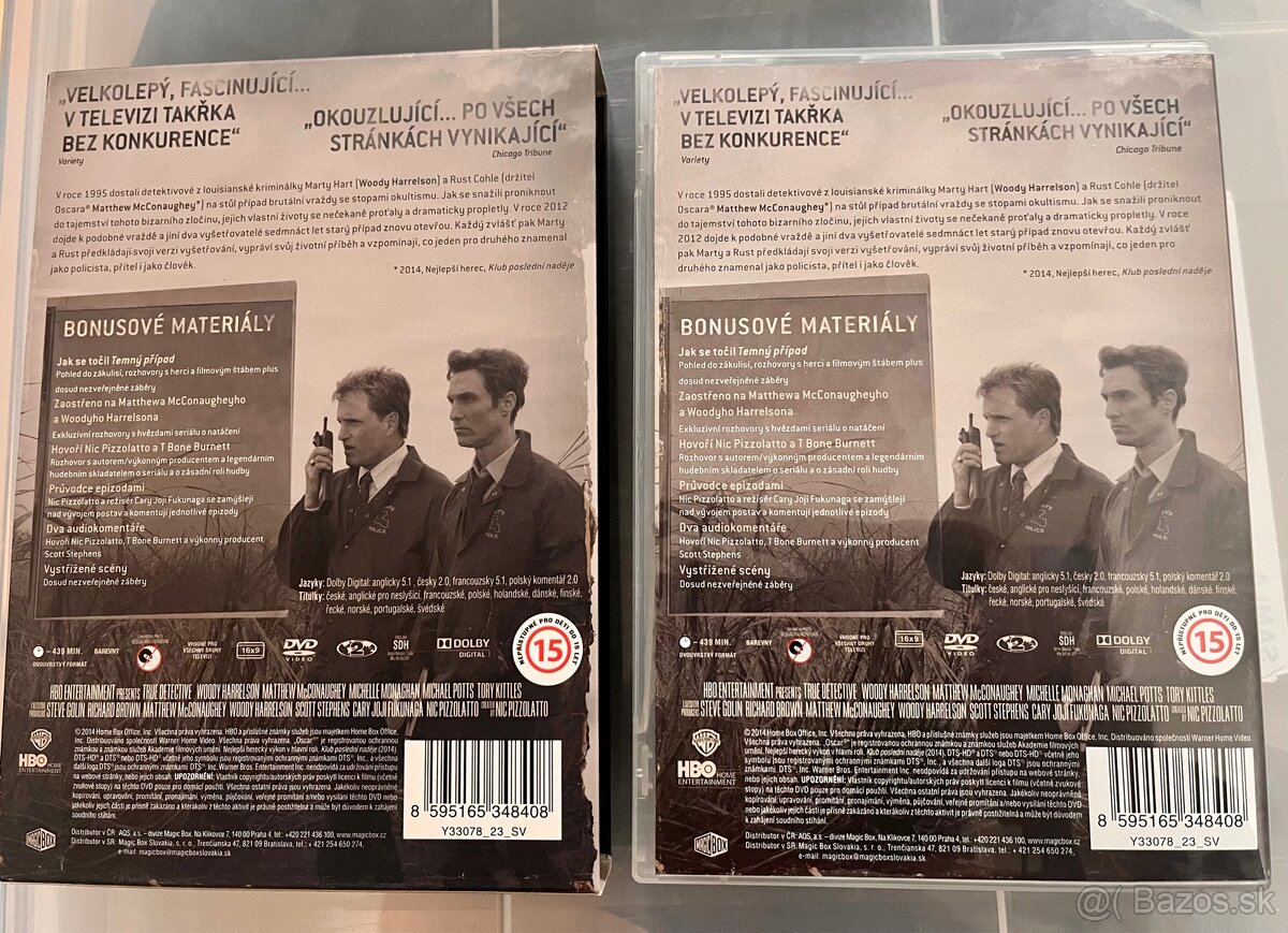 Temný prípad - True detective S01 3xDVD - 2