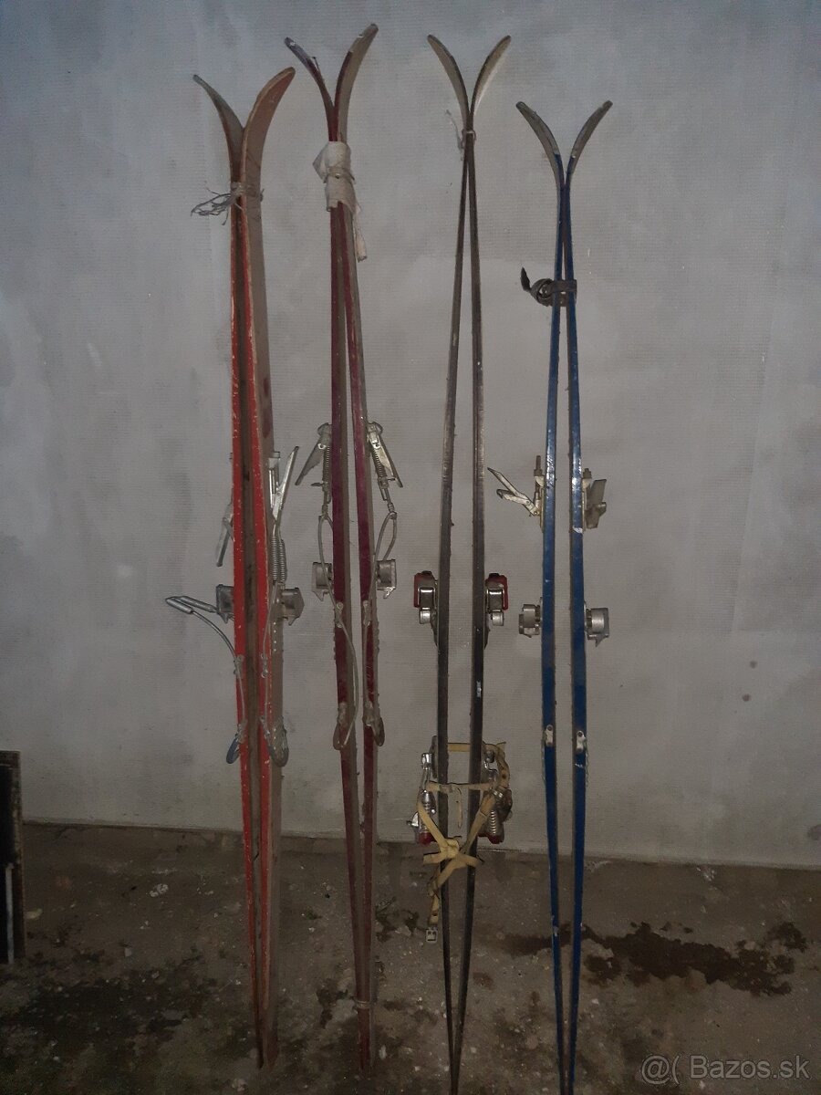 Lyže s viazaním, RETRO - 2