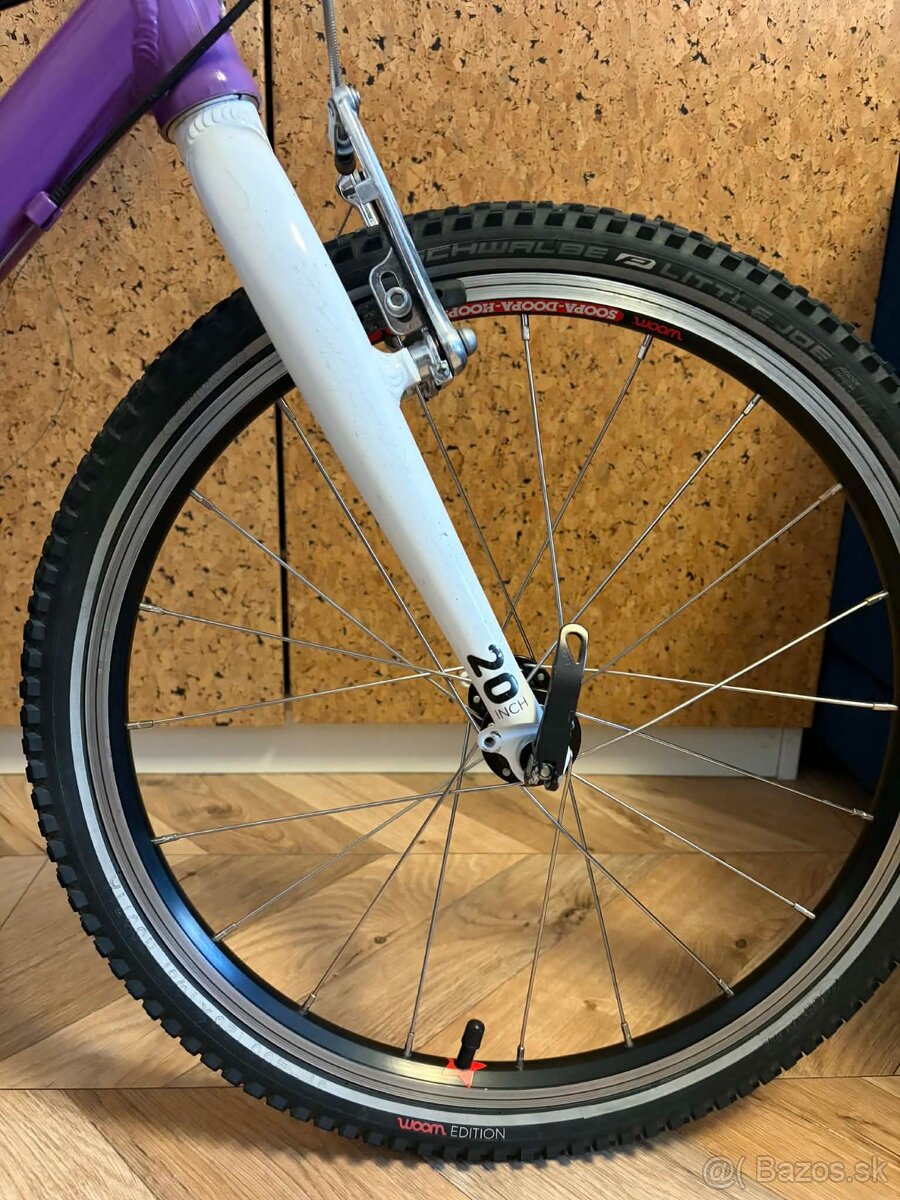 Woom 4 / 20” detský bicykel / fialový - 2