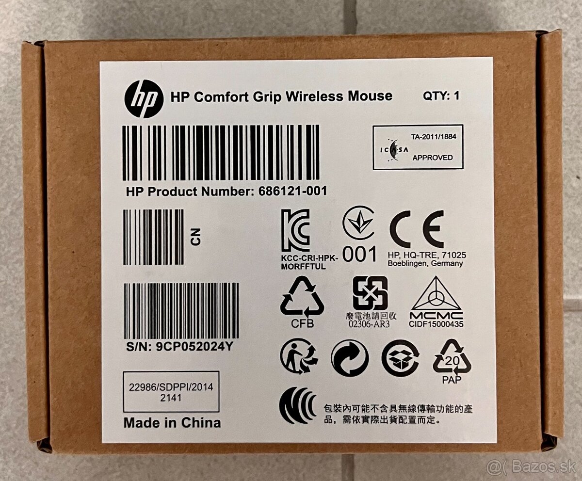 HP Comfort Grip Wireless Mouse - Nová nepoužívaná 100% stav - 2
