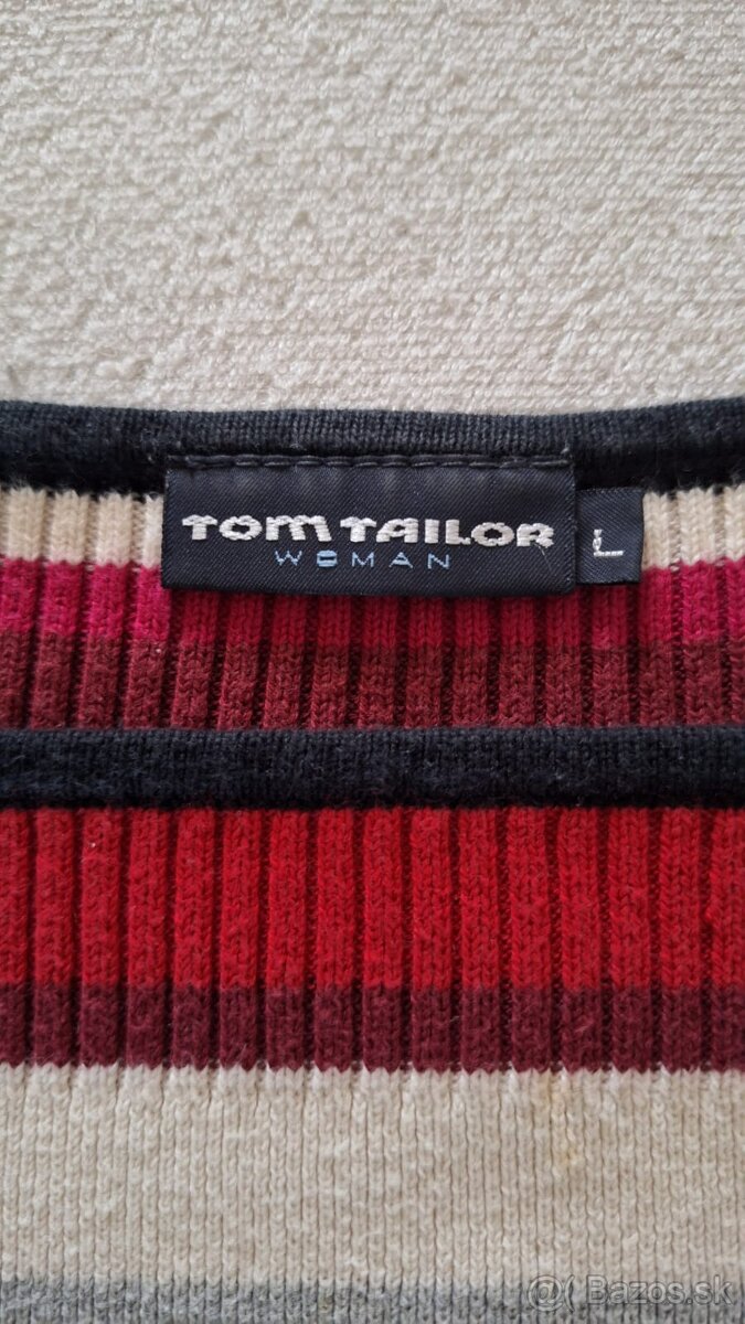 Predám TOM TAILOR pulover v.L,šál GUESS,obrus,plachta,návli. - 2