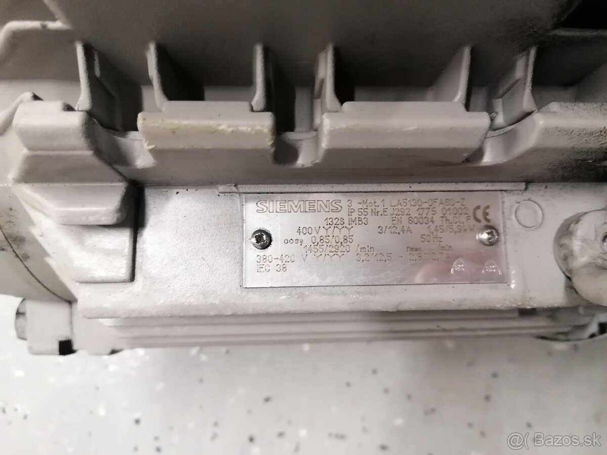 Siemens dvojotáčkový elektromotor. - 2