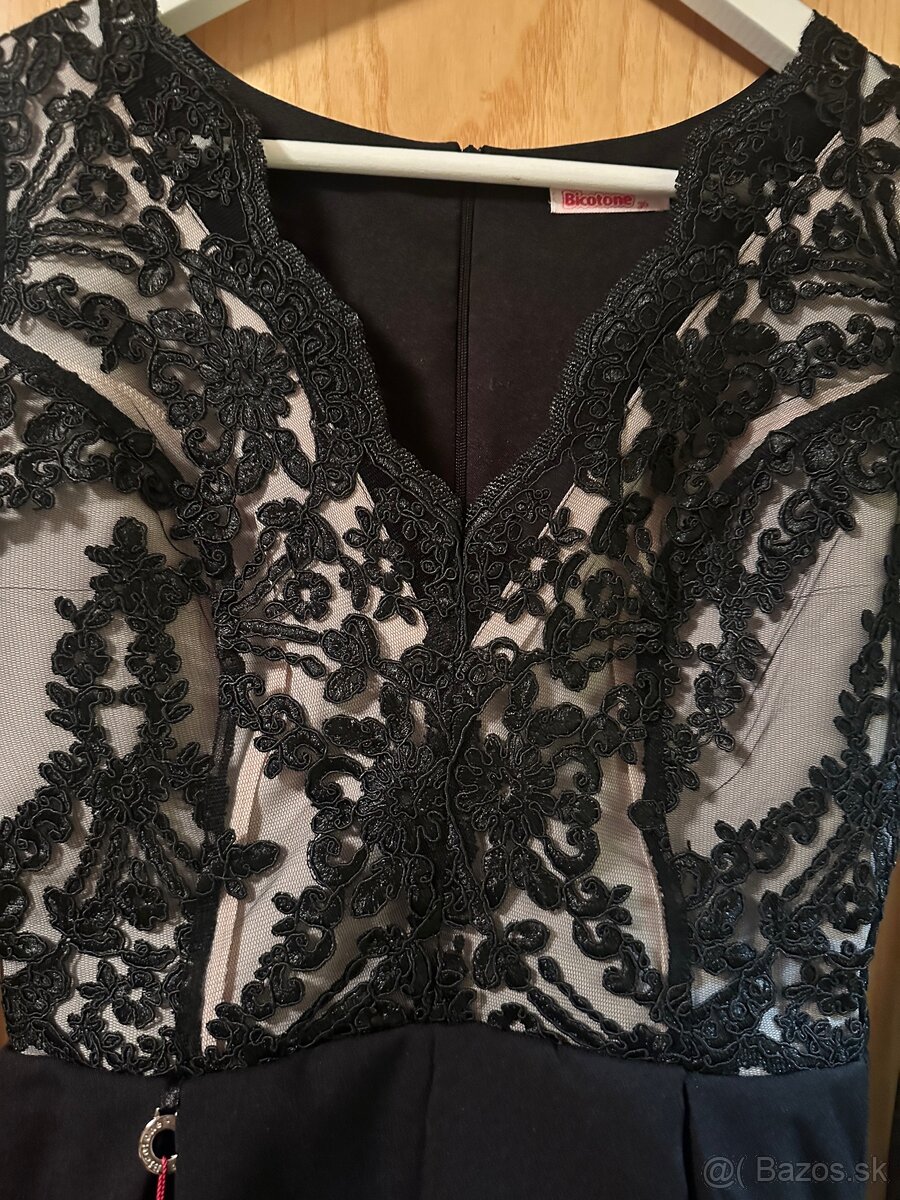 Spoločenské šaty zn. BICOTONE čierne veľ S - 2