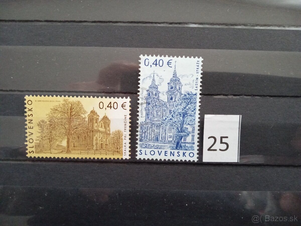 Poštové známky č.486 - SLOVENSKO - II. - 17 ks sérií - 2