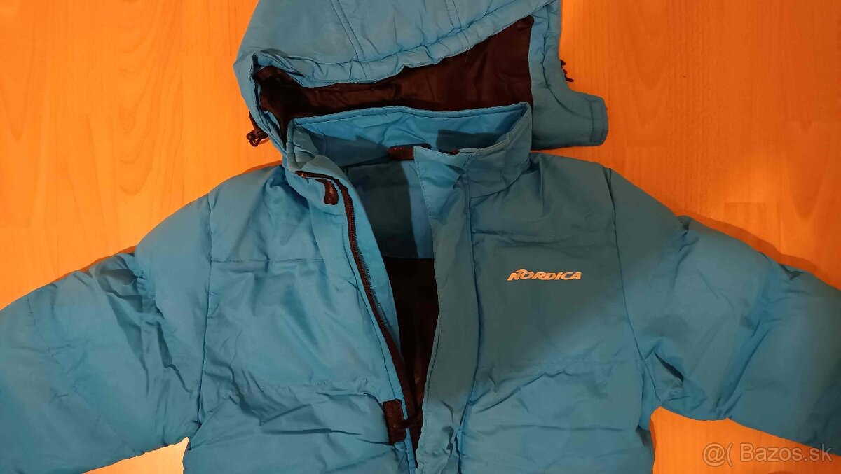 Zimná vetrovka NORDICA UNISEX tyrkysová, veľkosť 152 - 2
