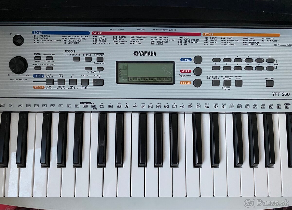Klávesy (keyboard) Yamaha - 2