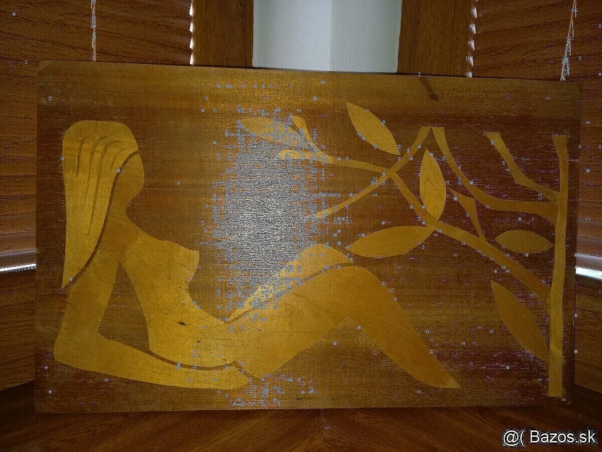 Retro obrazy, vešiak vintage - 2