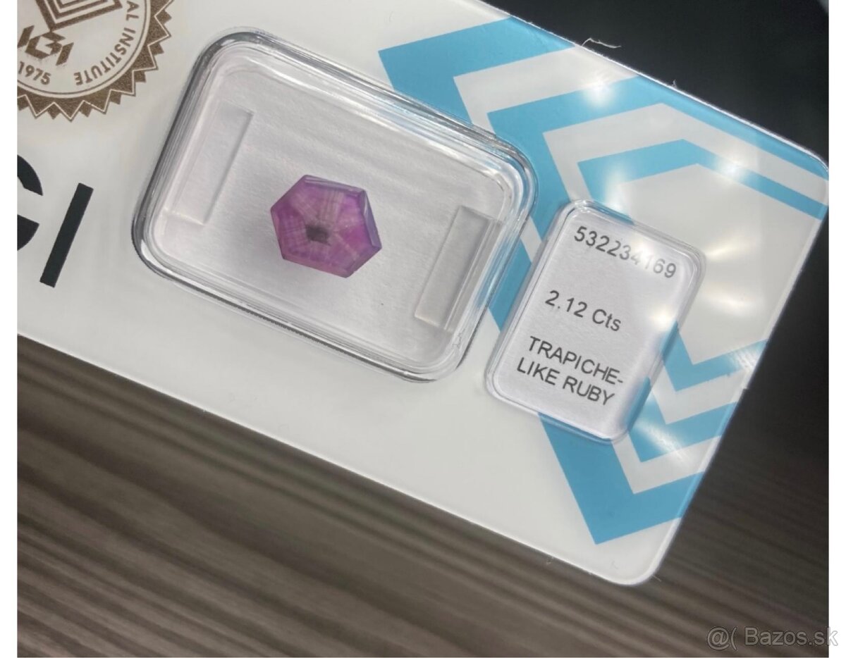 Trapiche ruby Zberatelský rubín - 2