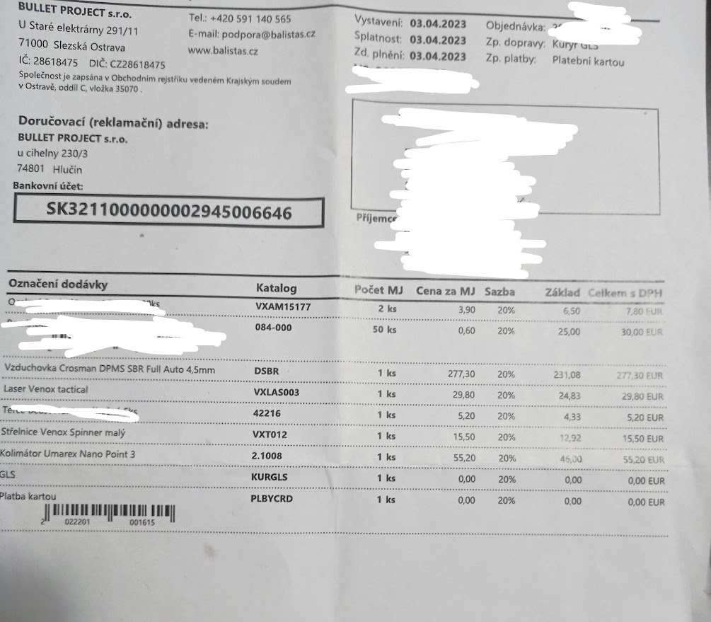 Crosman DPMS SBR Full Auto 4,5mm - 2