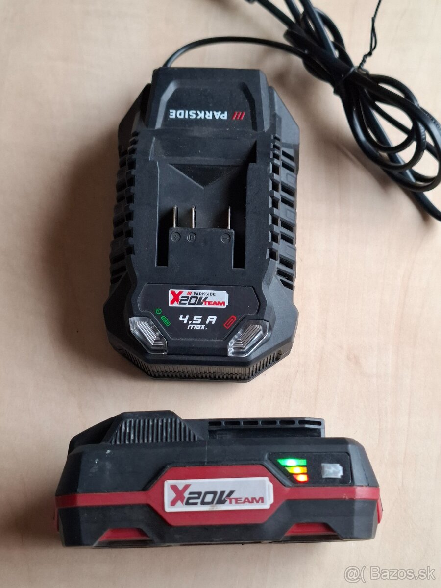 Parkside aku 2ah bateria a rýchlonabíjačka - 2