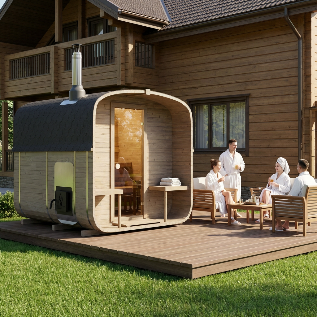 Sudová sauna 240cm AZS-ENGINEERING QUADRO 2QL - 2