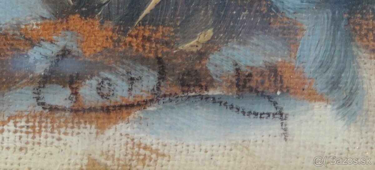 Csordák- Tatry v zime olejomalba - 2