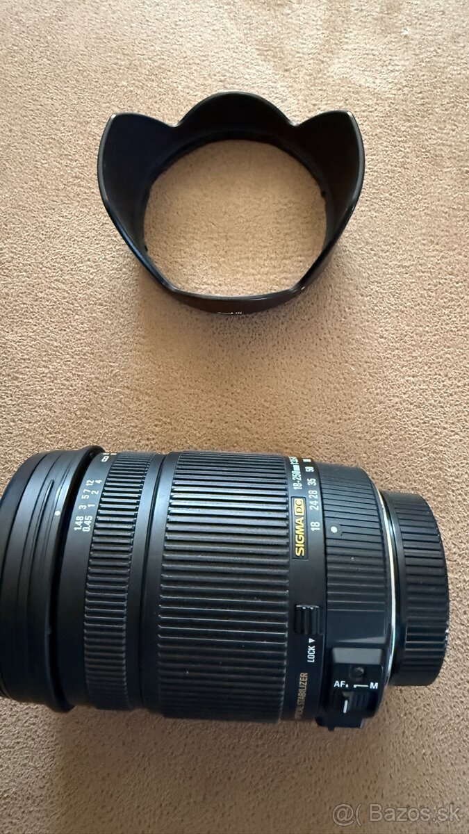 Predám Objektív SIGMA 18-250 - 2