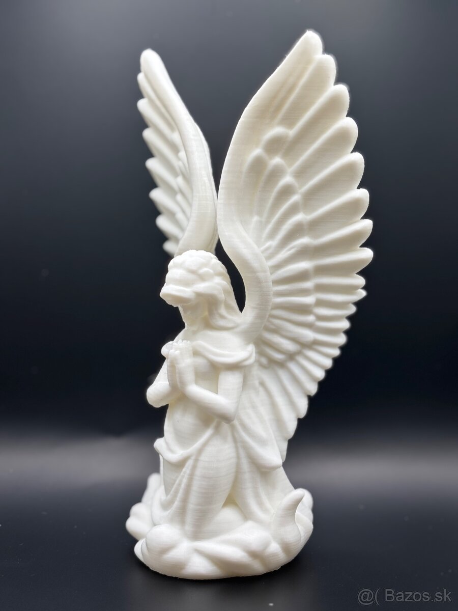 Modliaci sa anjel – dekoratívna soška - 2