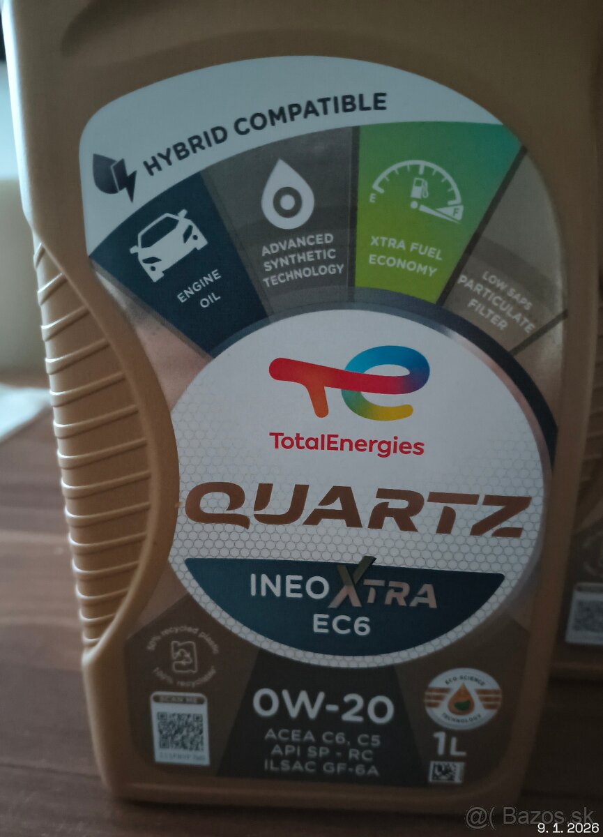 Motorový olej Quartz OW-20 - 2