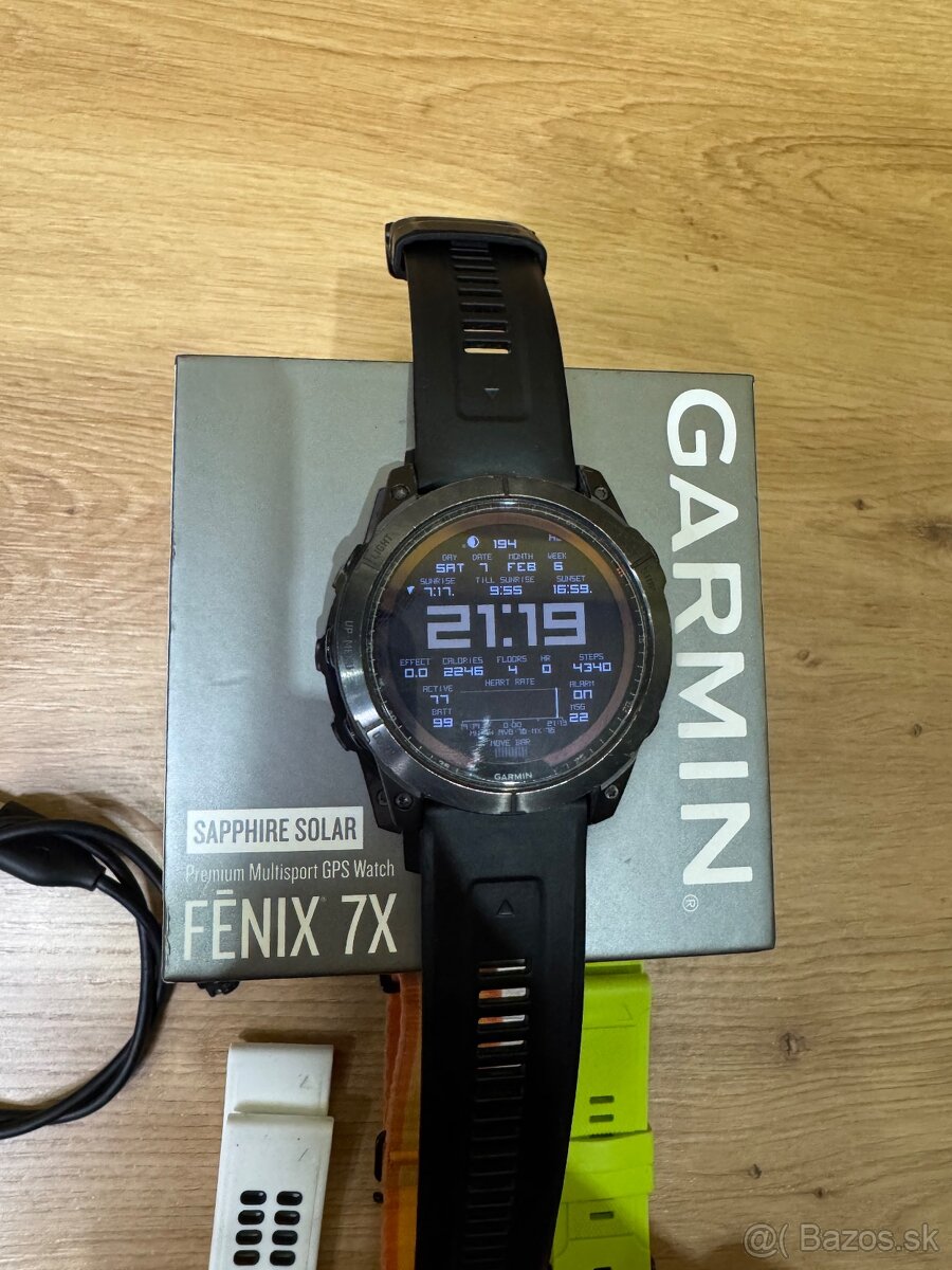Garmin fénix 7x sapphire solar - 2