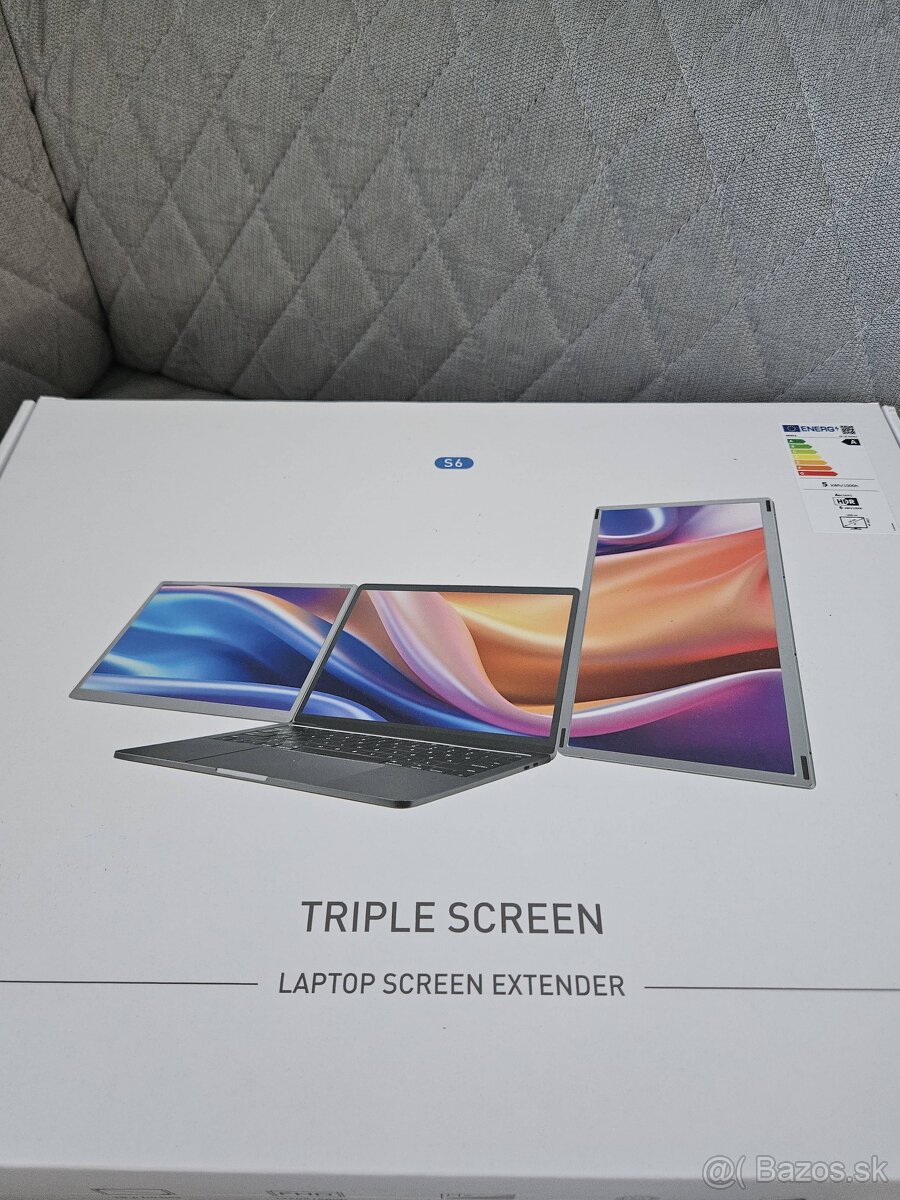 Kwumsy triple screen S6 - rozšíriteľný monior pre notebook - 2