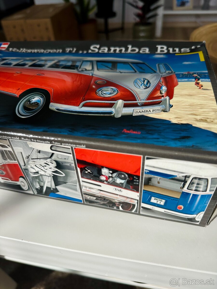 Revell stavebnica vw samba bus 1:24 - 2