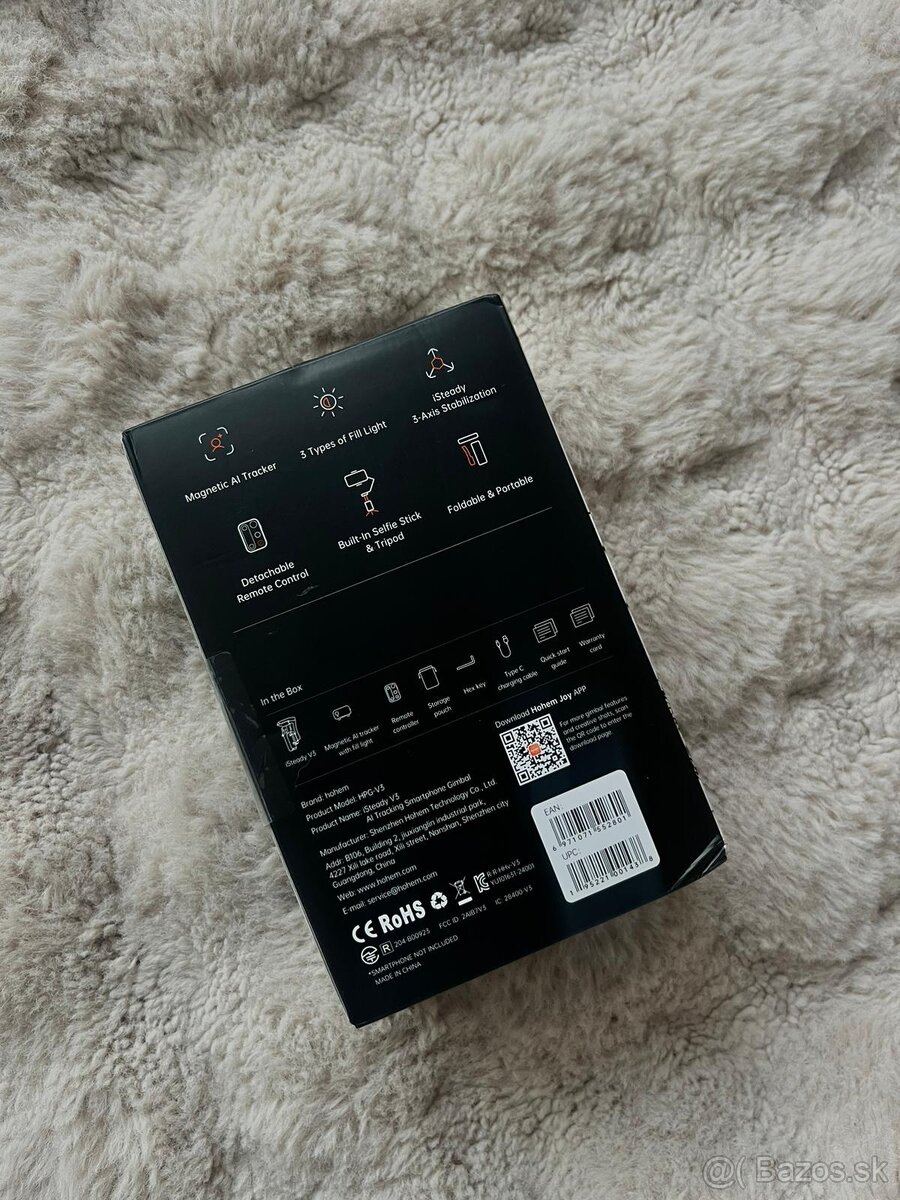 Stabilizátor Hohem iSteady V3 Black - 2
