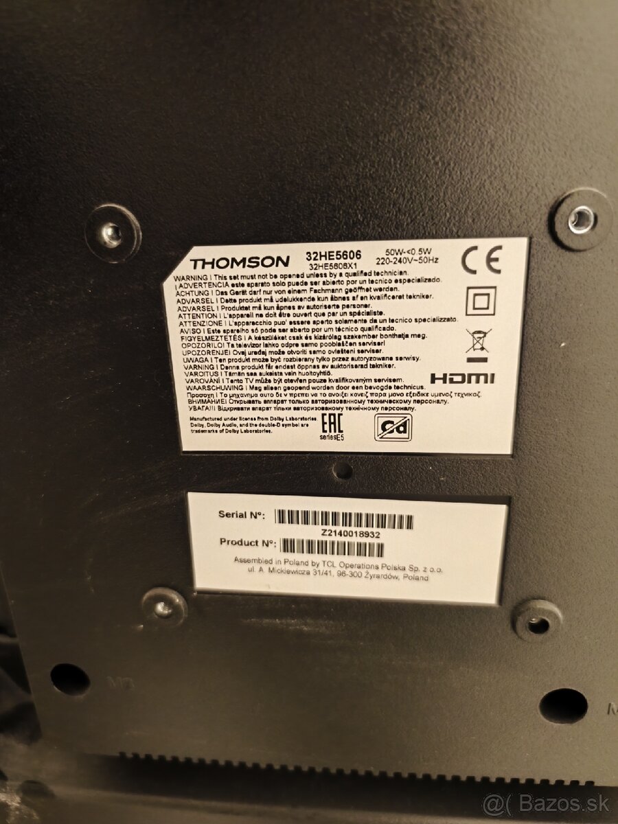 Thomson LED Tv 32" - 2