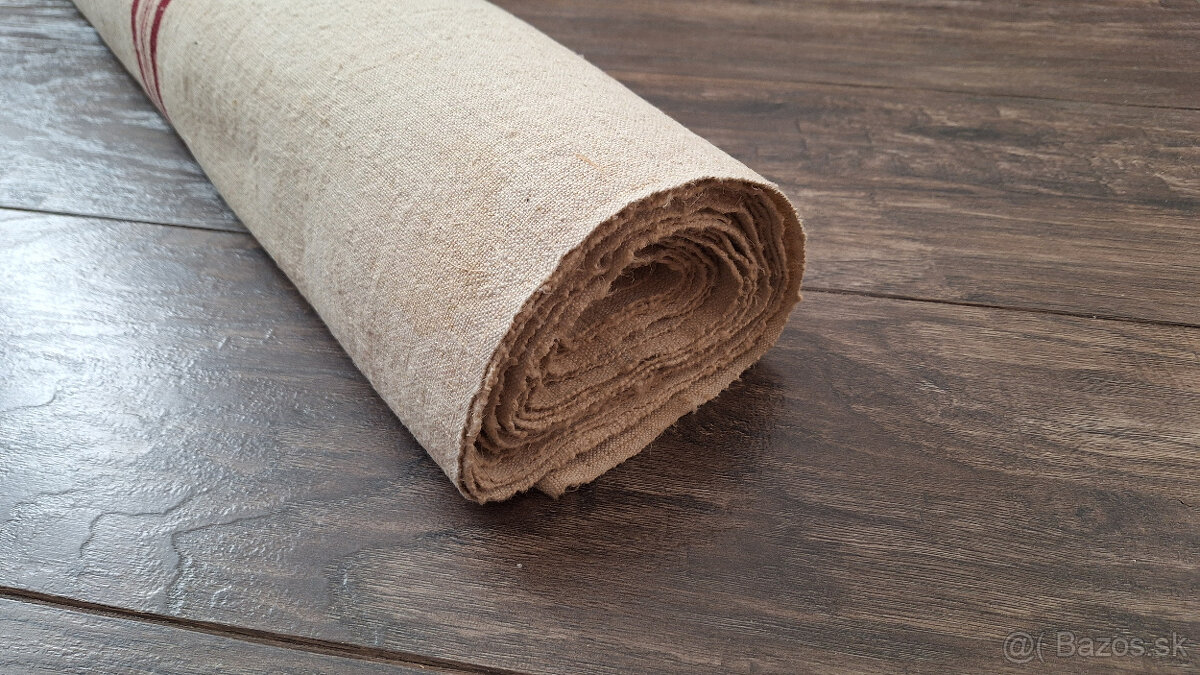 Ručne tkané ľanové plátno 5eur/m - 2