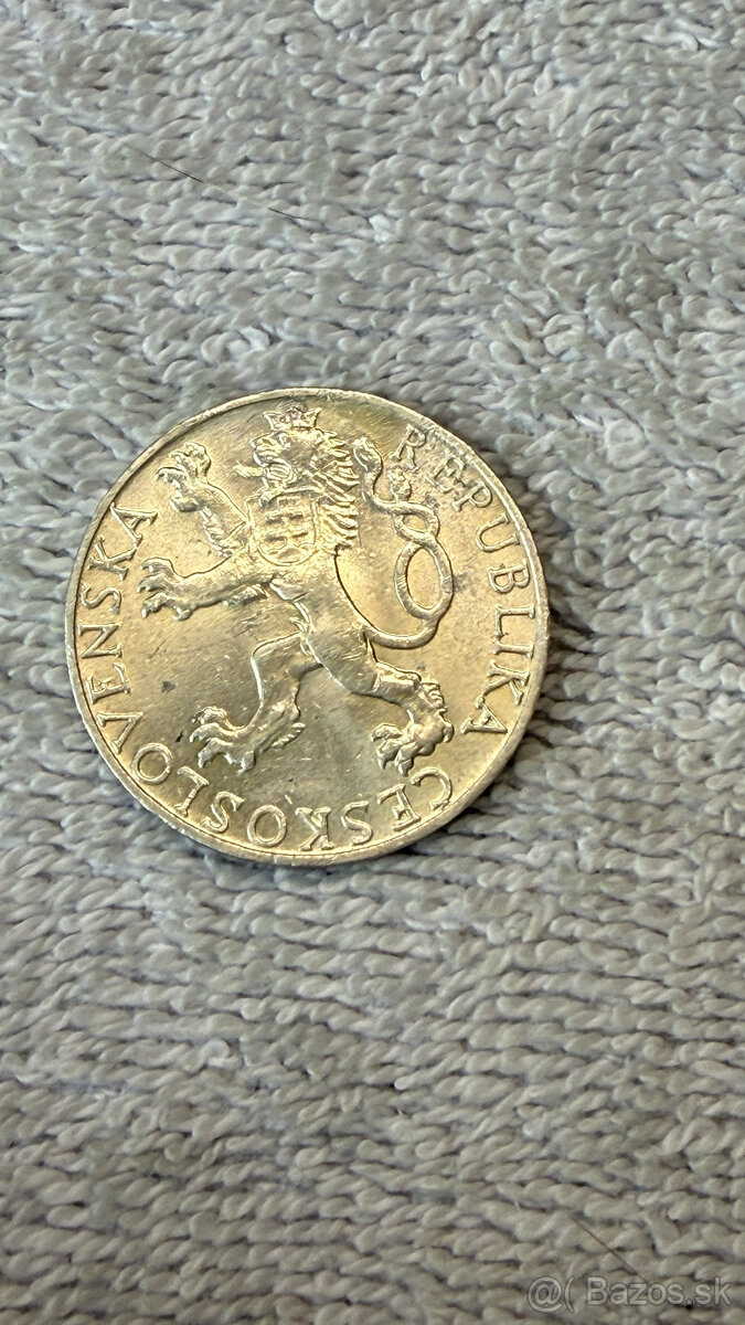 Stříbrná mince pamětní Československo – 50 Kčs 1970 (25. výr - 2