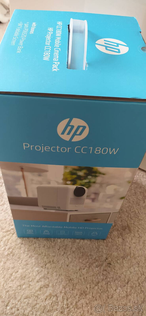 Projektor HP CC180W + príslušenstvo - 2