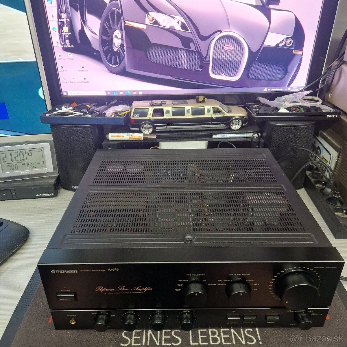 PIONEER A-676...integrovaný stereo zosilovač.. - 2