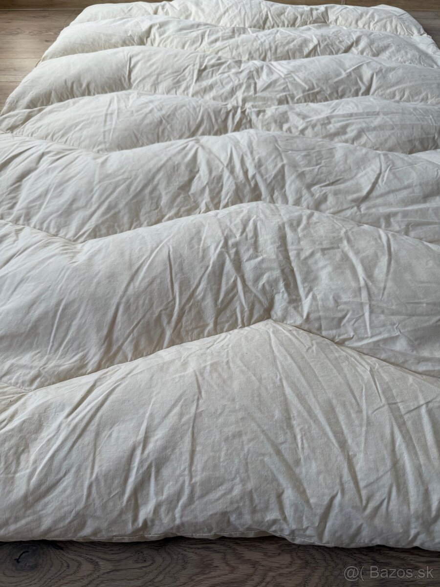 2× páperový paplón, ručná výroba z nesekaného páperia - 2