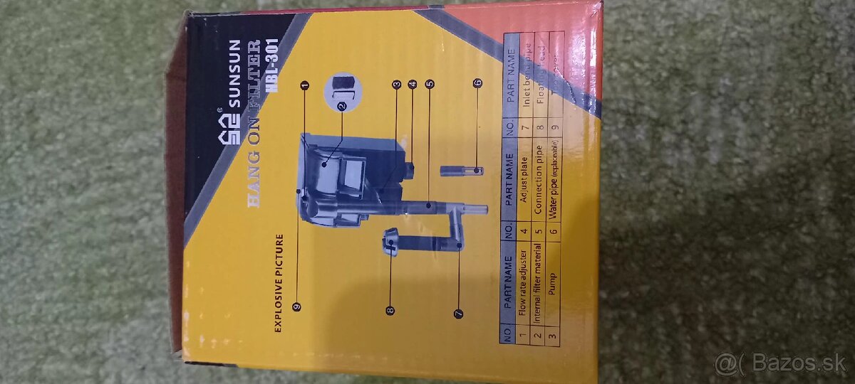 Závesný akvariový filter - 2