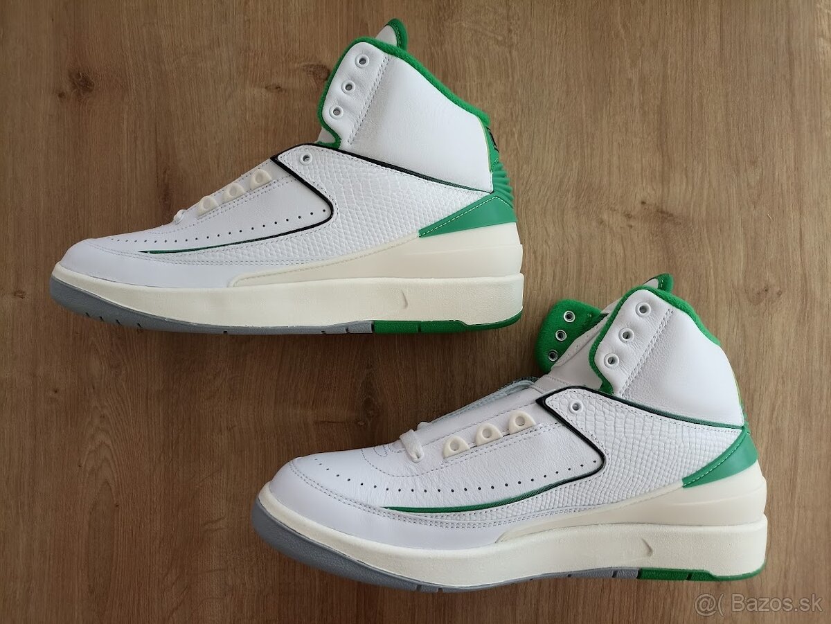 Nové pánske tenisky Nike Air Jordan 2 Retro Lucky Green - 2