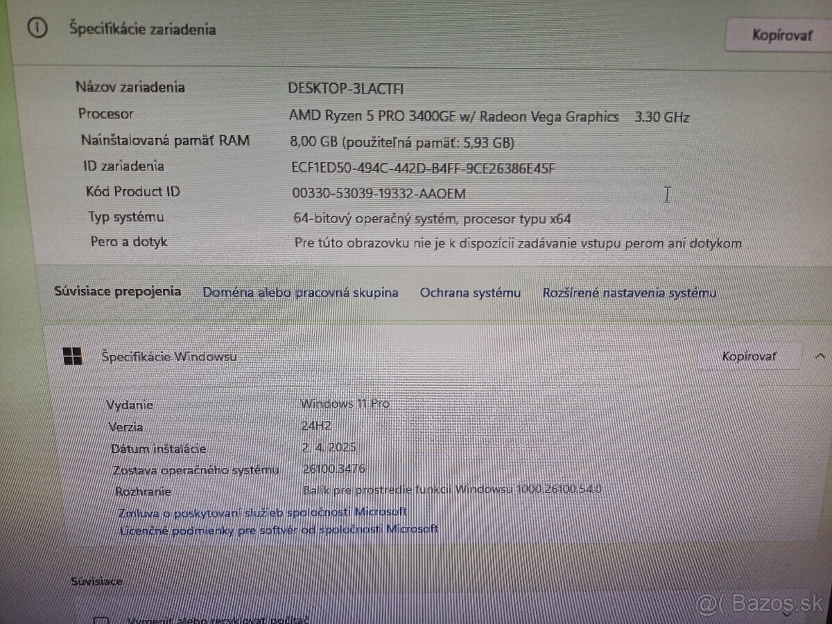 predam desktop Lenovo ThinkCentre M75q - 2