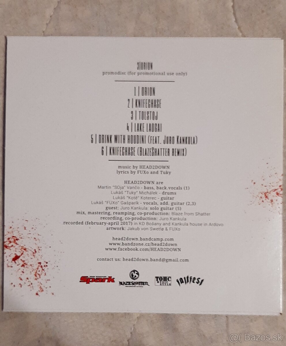 HEAD2DOWN - 3 Orion /promosingel/ - 2