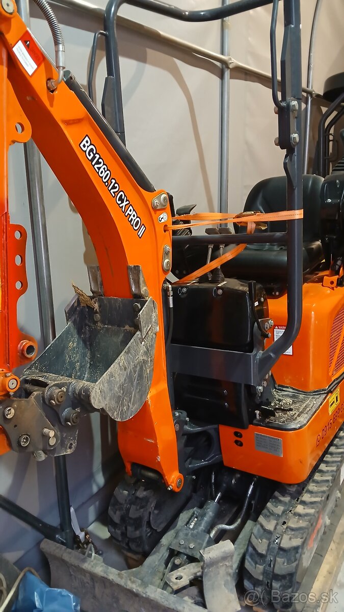 Predám minibager BELGER 1260 CX PRO II - 2