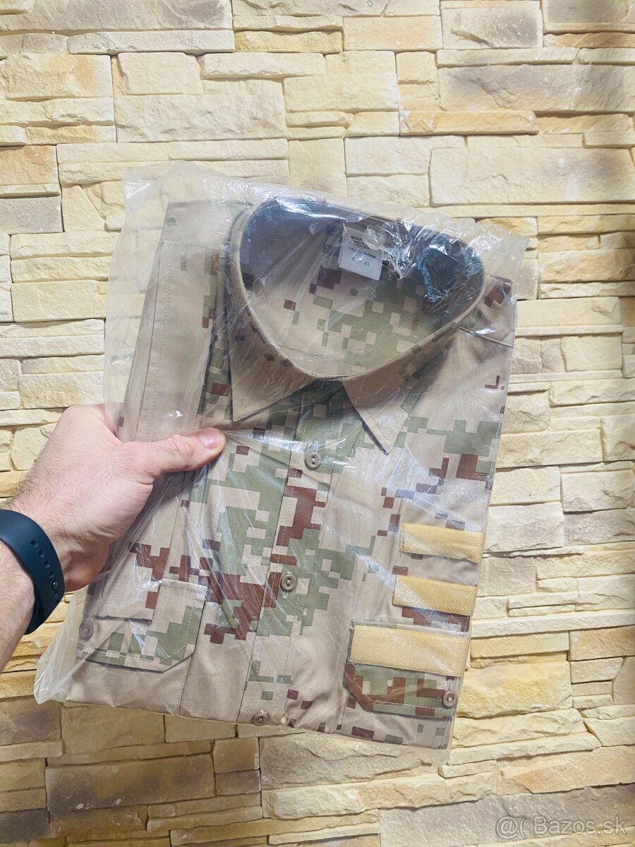 Army tričko, polokošeľa a termotričko – púštna farba (L / XL - 2
