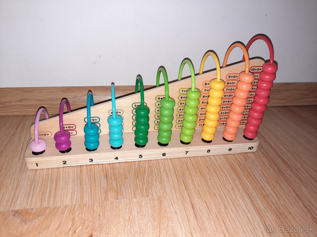 Montessori drevené počítadlo - 2